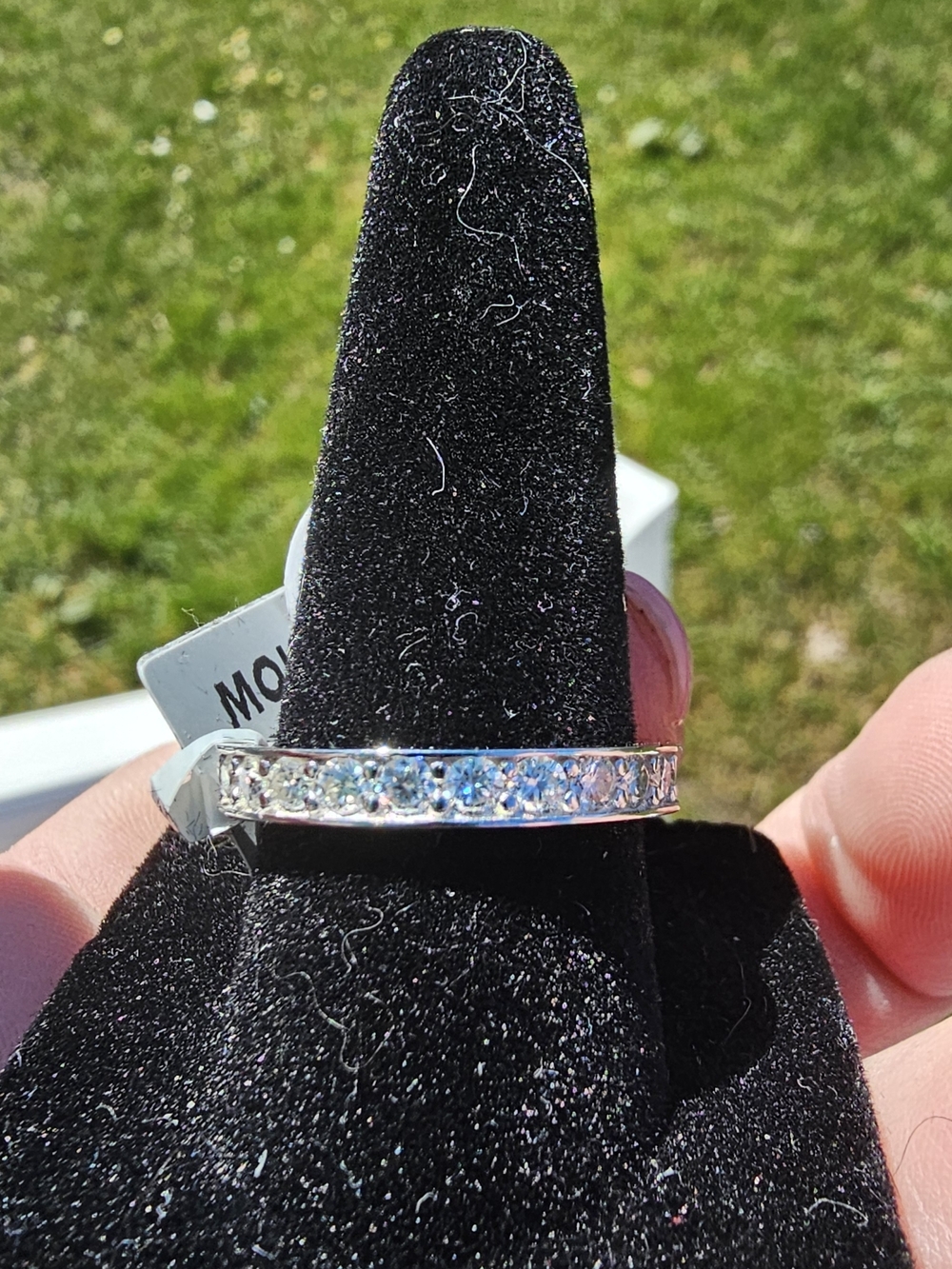 Mossianite Eternity Band